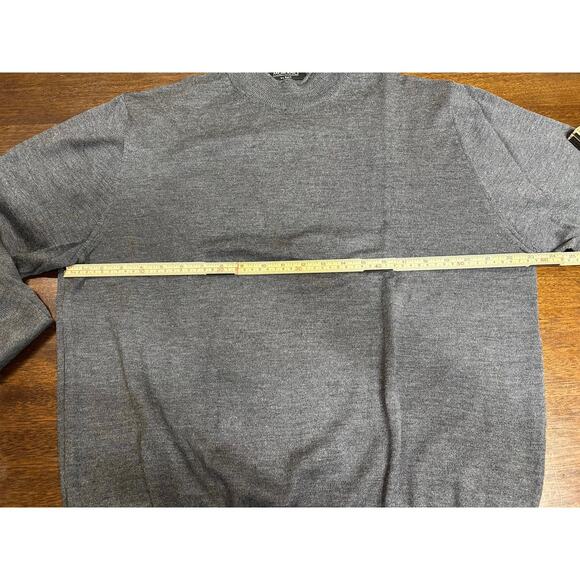 Murano Extra Fine Wool Sweater Bundle Men XL Academia Twee Preppy Classy Flaws - Picture 14 of 16